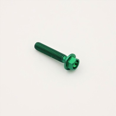 Tornillo cabeza hexagonal Erg. Cl 004 M8 L. 35 - 004M8035VER / VERDE