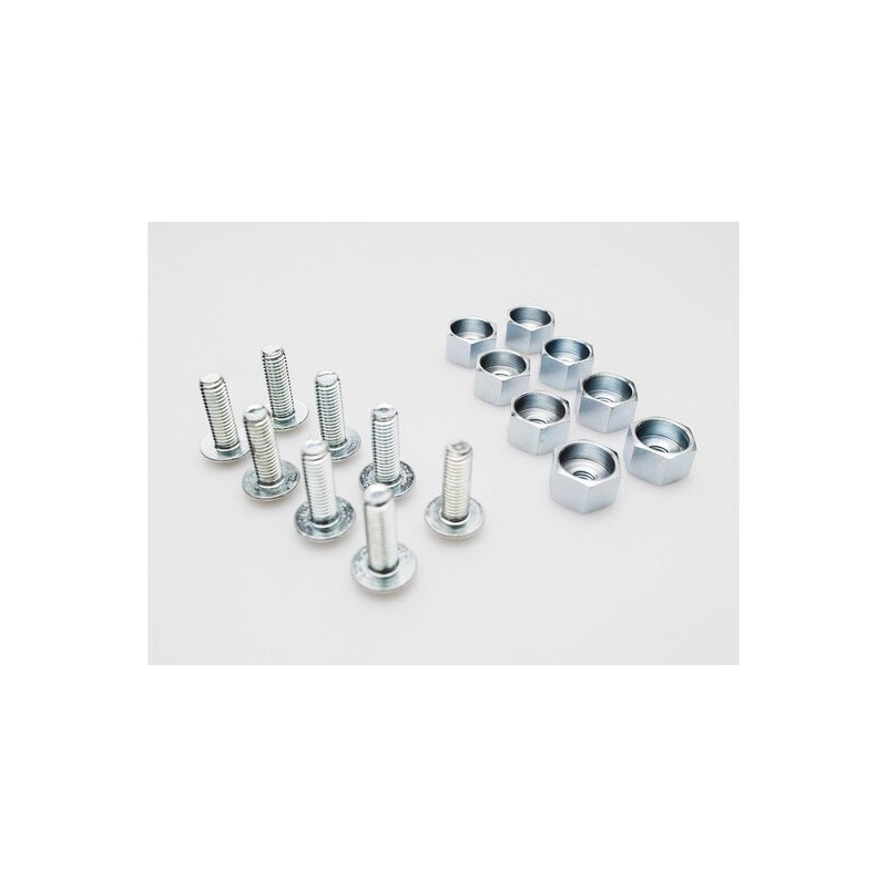 Adaptive set QUICK-LOCK side support bolts. Silver.