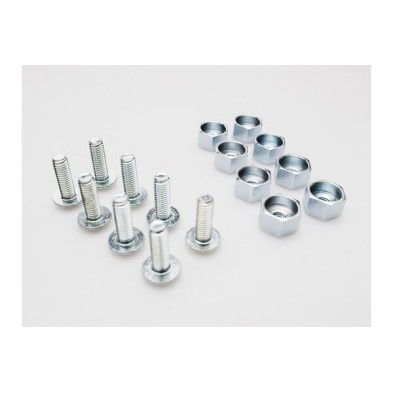 Adaptive set QUICK-LOCK side support bolts. Silver.