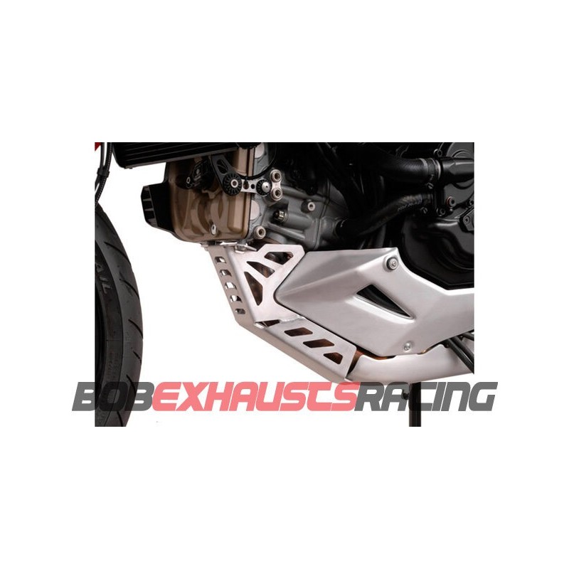 Engine guard. Silver. Ducati Multistrada 1200 / S (10-14)
