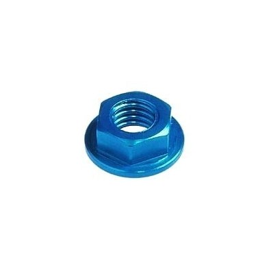 Nut with base M4 Ergal - 0015M04COB / COBALT