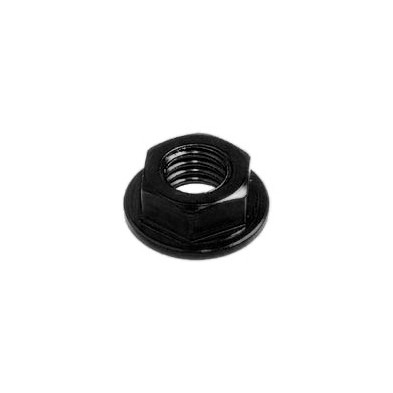 Nut with base M4 Ergal - 0015M04NER / BLACK SHINE