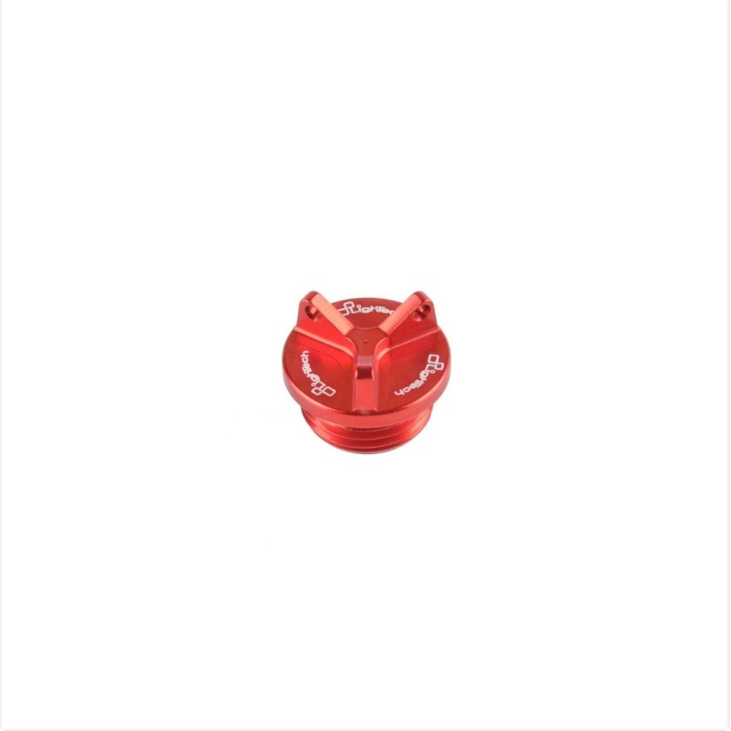 Oil cap M22x1,5  - OIL003ROS / RED