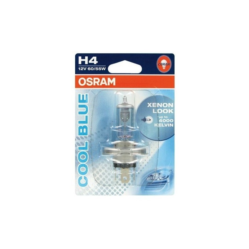 OSRAM COOL BLUE H4 BULB, 1 PC.