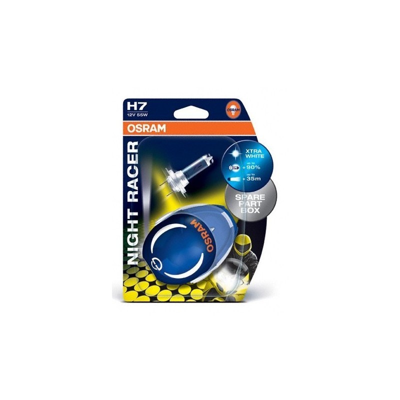 OSRAM NIGHT RACER H7 BULB, 2 PCS.