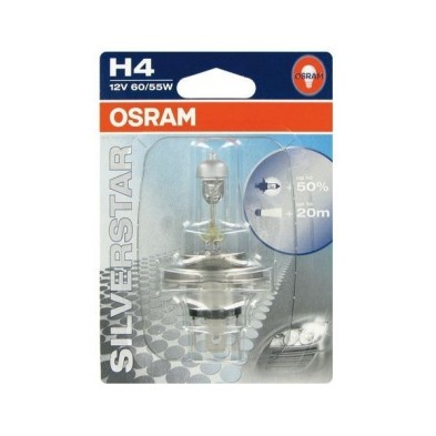 OSRAM SILVERSTAR H4 BULB, 1 PC.