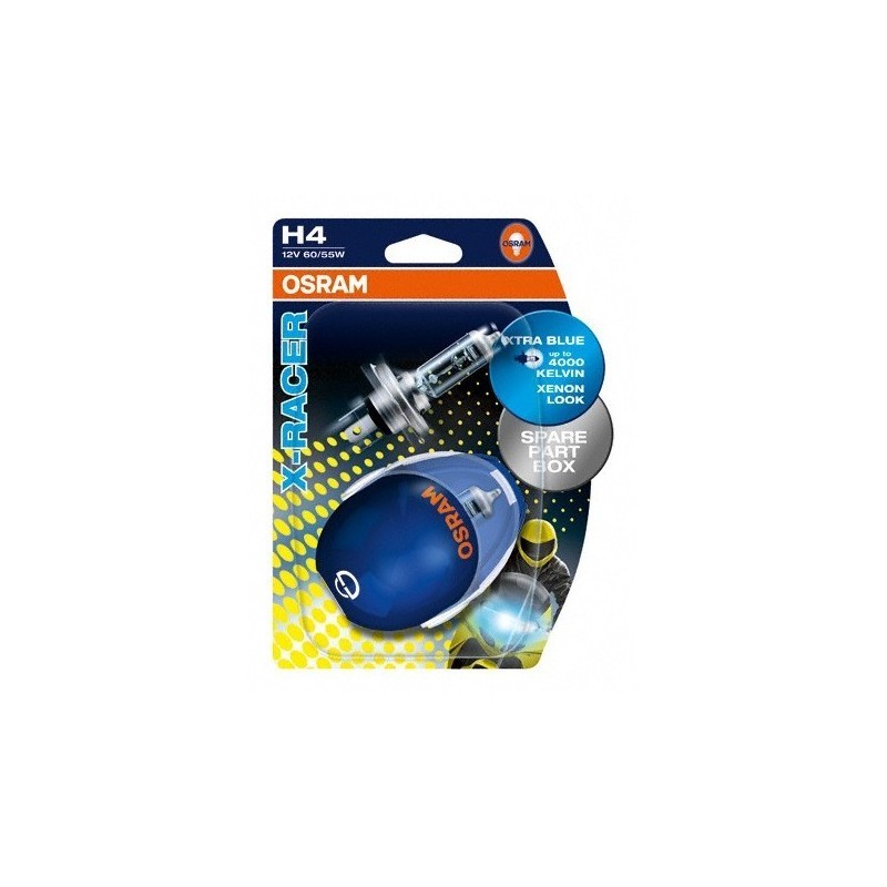 OSRAM X-RACER H4 BULB, 2 PCS.