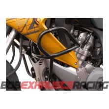Side engine protections. Black. Honda XL 700 V Transalp (07-12