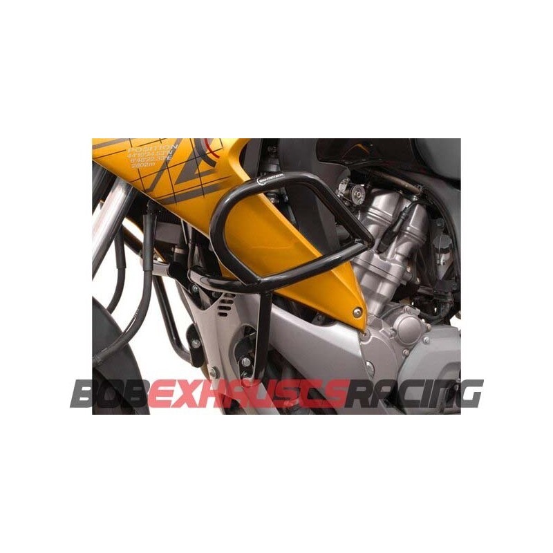 Protecciones laterales de motor. Negro. Honda XL 700 V Transalp (07-12