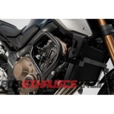 Side engine protections. Black. Honda CB650F (14-18) / CB650R (18-