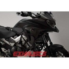 Side engine protections. Black. Honda VFR 800 X Crossrunner (15-