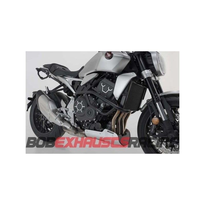Side engine protections. Black. Honda CB1000R (18-