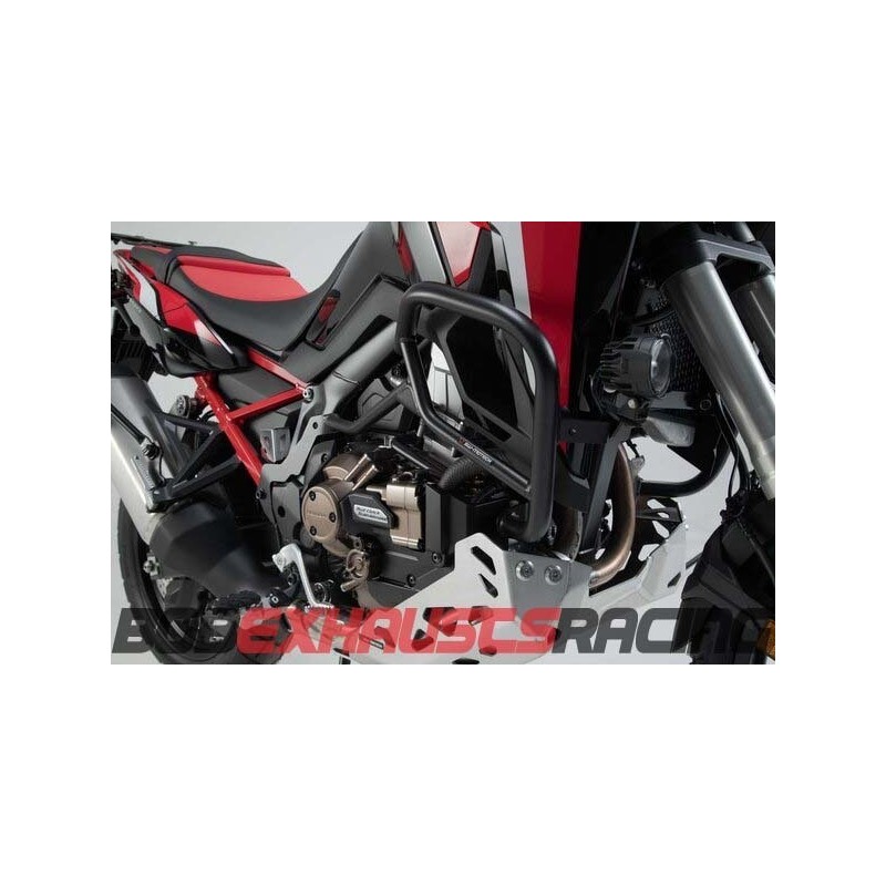 Side engine protections. Black. Honda CRF 1100 L (19-