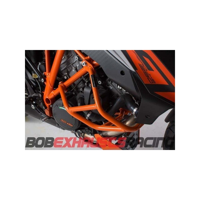 Protecciones laterales de motor. Naranja. KTM 1290 Super Duke R / GT