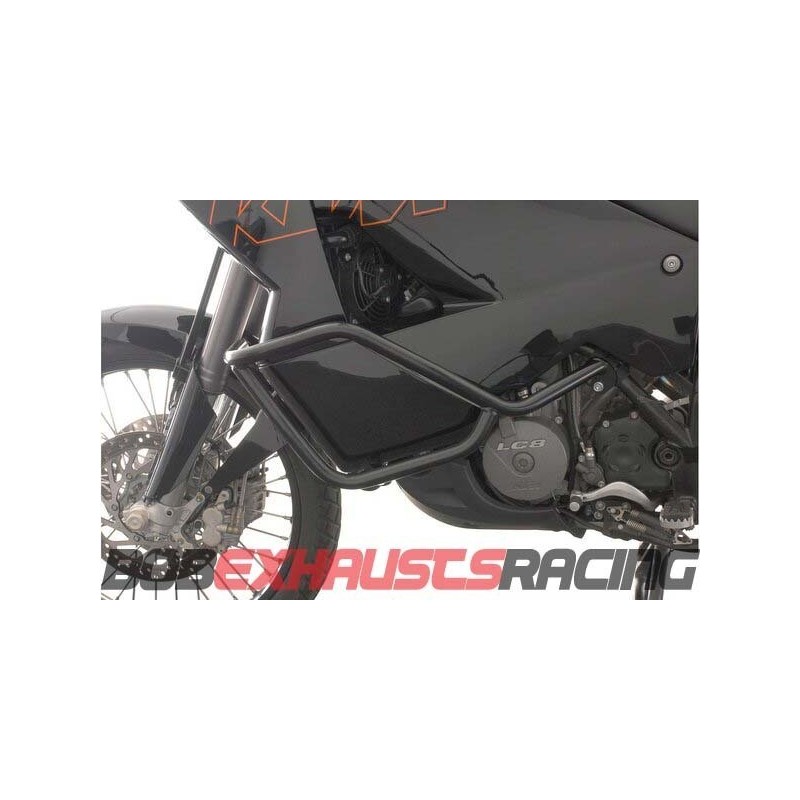 Side engine protections. Black. KTM LC8 950 / 990 Adv
