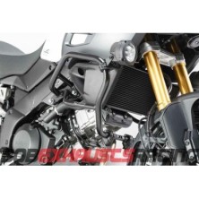 Protecciones laterales de motor. Negro. Suzuki V-Strom 1000 (14-19