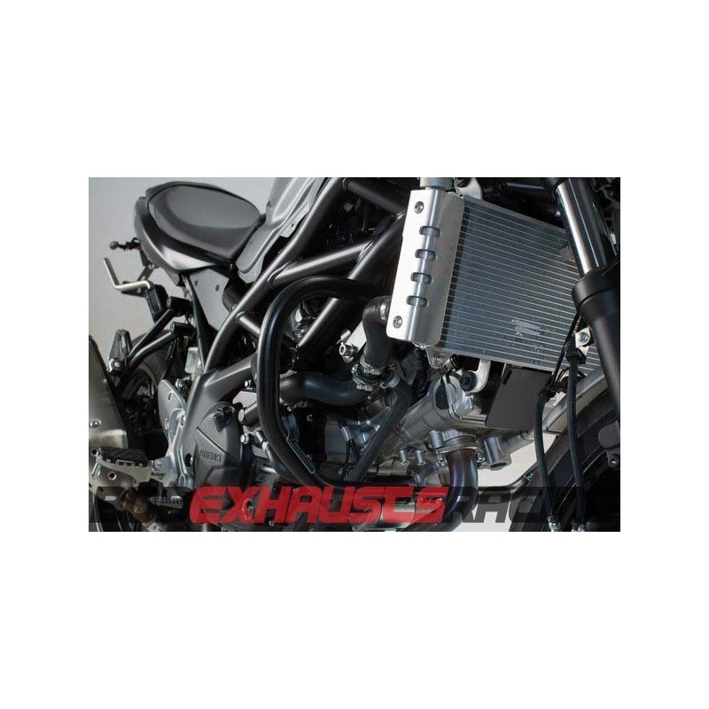 Protecciones laterales de motor. Negro. Suzuki SV650 ABS (15-) / SV650 X (18-)