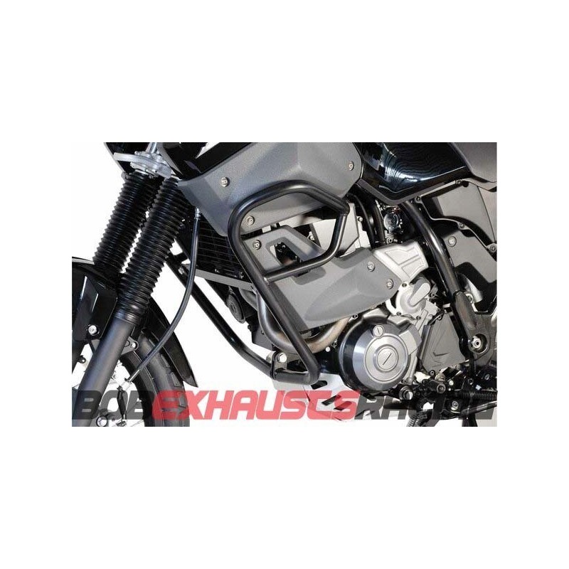 Protecciones laterales de motor. Negro. Yamaha XT 660 Z Tenere (07-16