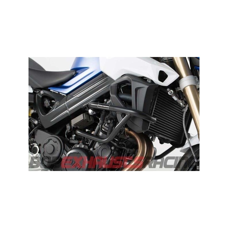 Side engine protections. Black. BMW F 800 R (09-19) / F 800 S (04-10