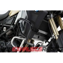 Protecciones laterales de motor. Negro. BMW F 800 GS Adventure (13-18