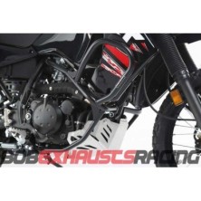 Side engine protections. Black. Kawasaki KLR 650 (08-18