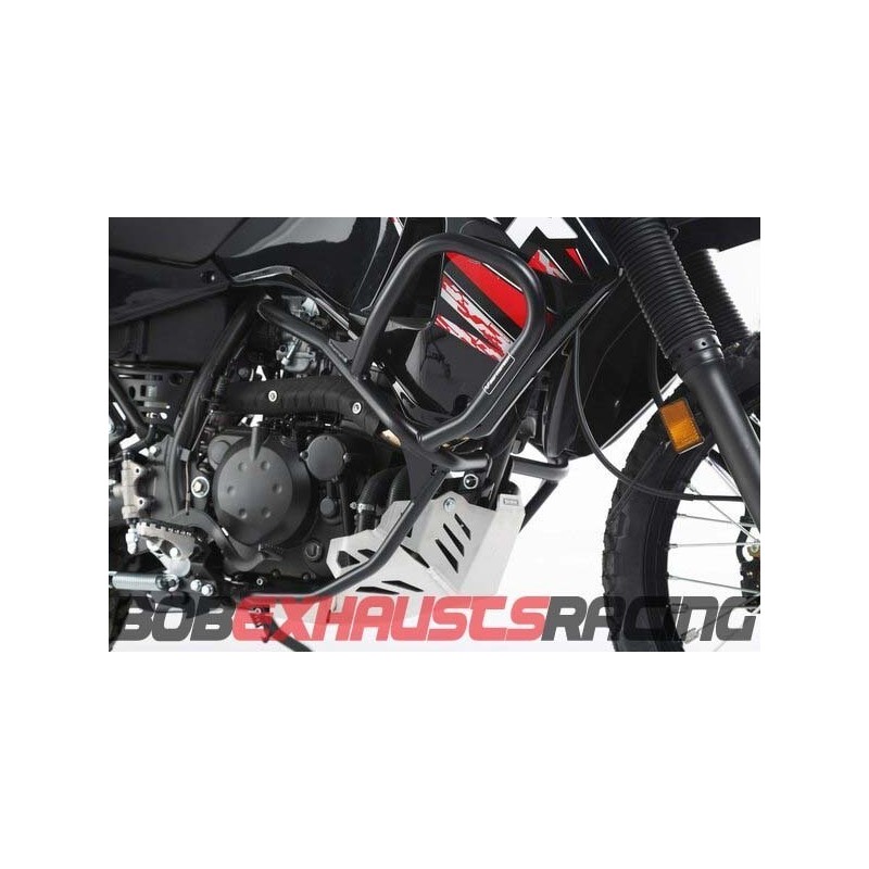 Side engine protections. Black. Kawasaki KLR 650 (08-18