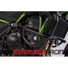 Side engine protections. Black. Kawasaki Z650 (16-) / Z650RS (21-
