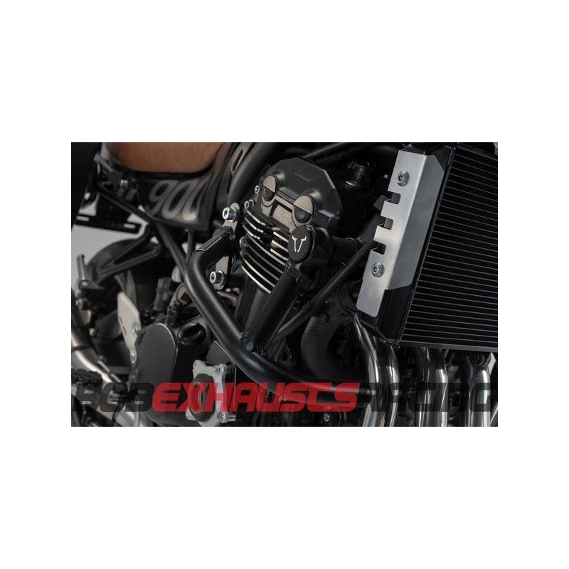 Side engine protections. Black. Kawasaki Z900RS/ Cafe (17-