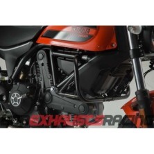 Side engine protections. Black. Ducati Scrambler models (14-)
