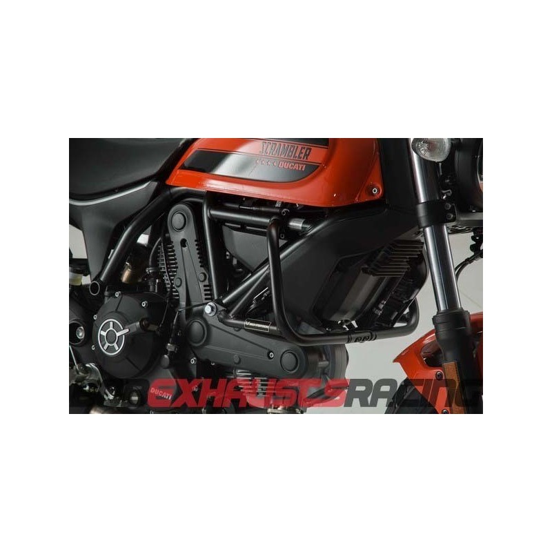 Side engine protections. Black. Ducati Scrambler models (14-)