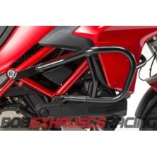 Side engine protections. Black. Ducati Multistrada 1200 / 1260 / 950
