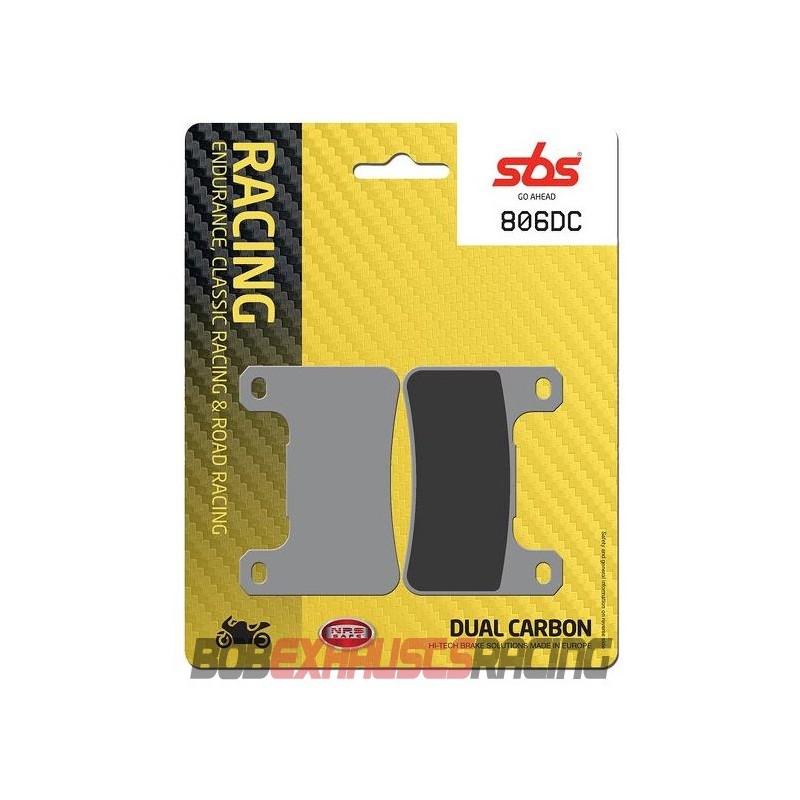 SBS BRAKE PADS DUAL CARBON 806-DC