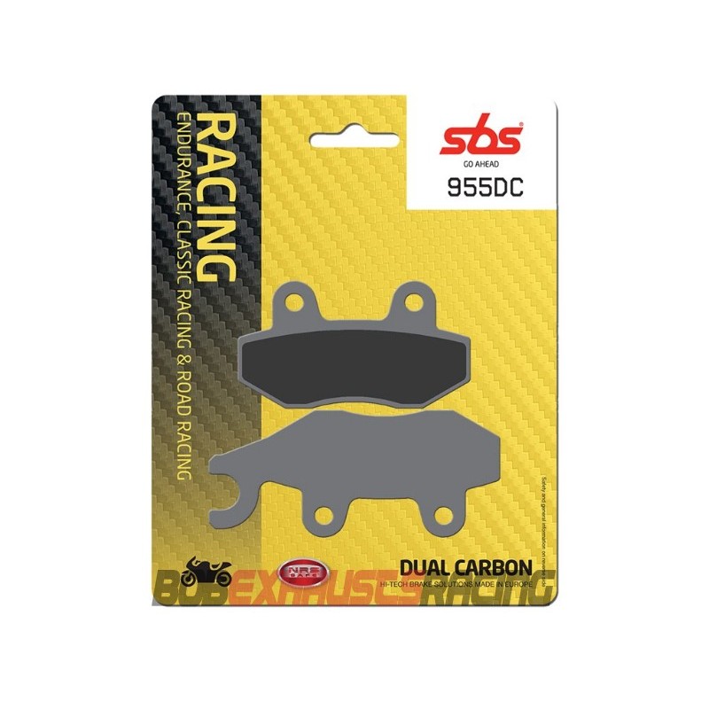 SBS BRAKE PADS DUAL CARBON 955-DC