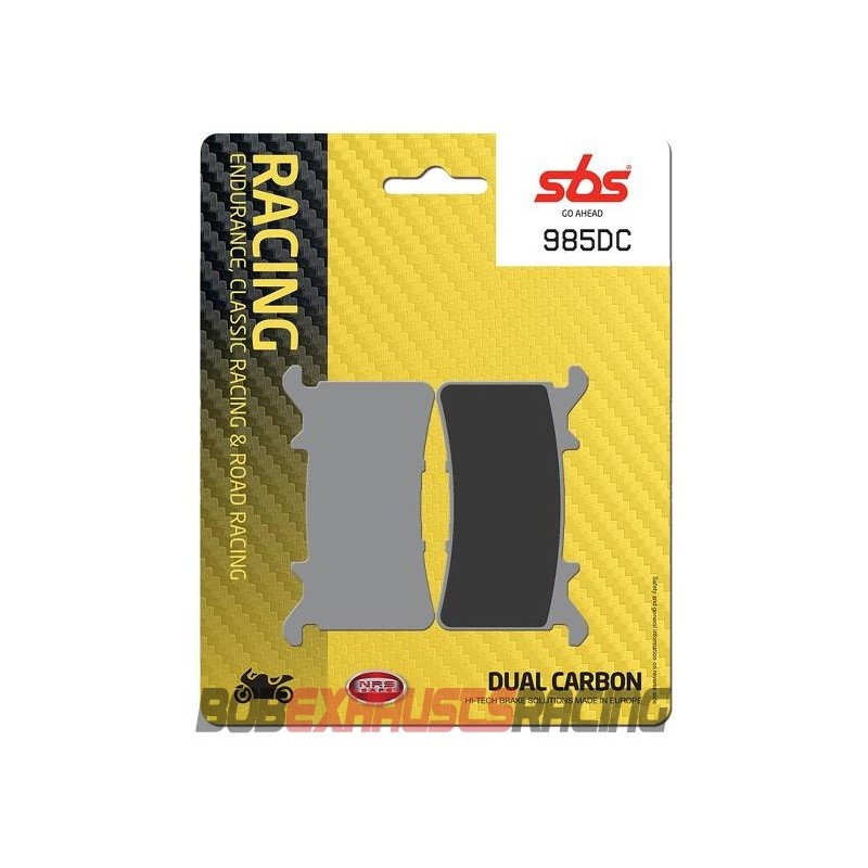 SBS BRAKE PADS DUAL CARBON 985-DC