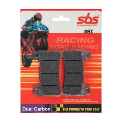 SBS APRILIA DUAL CARBON PADS