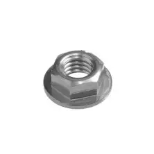 Nut with base M8 Ergal - 0015M08SIL / SILVER