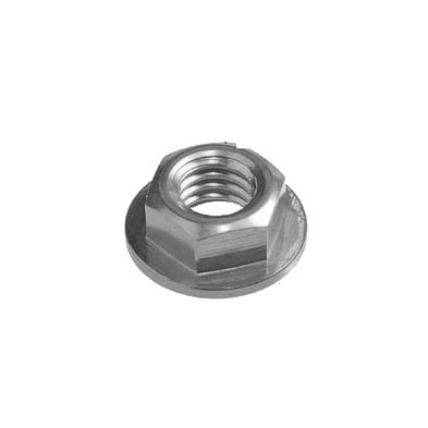 Nut with base M8 Ergal - 0015M08SIL / SILVER