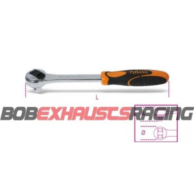 BETA REVERSIBLE RATCHET WITH 1/2" MALE CONNECTION 72 TEETH