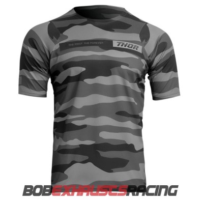 ASSIST CAMO SHORT SLEEVE DARK GREY JERSEY