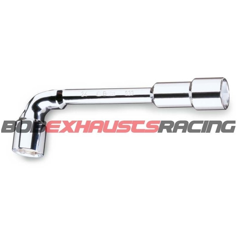 BETA POLISHED CHROME DOUBLE HEX SOCKET WRENCH