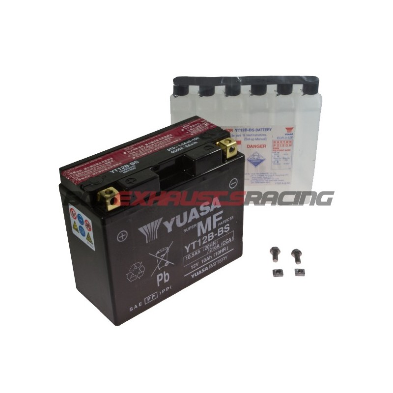 BATTERY YUASA WITHOUT MAINTENANCE YT12B-BS