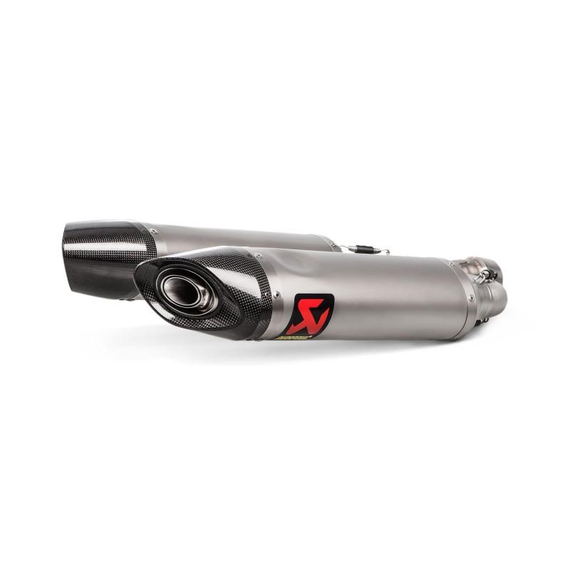 Slip-on silencer standardised TUV Euro 4 Aprilia