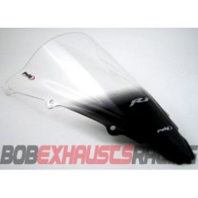 PUIG DOUBLE BUBBLE TRANSPARENT WINDSHIELD YAMAHA R1 02-03