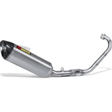 Complete racing exhaust standardised Yamaha