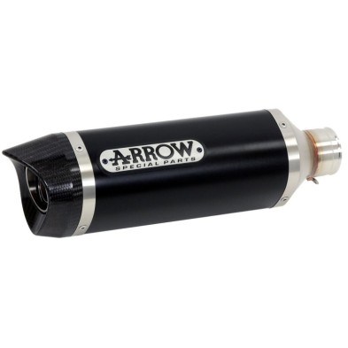 Thunder aluminium Dark" silencer with carby end cap"