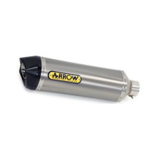 Race-Tech Approved titanium silencer L. 350mm.