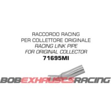Racing link pipe for original collectors