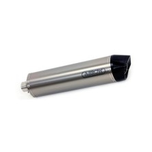 Maxi Race-Tech aluminium Dark" silencer with carby end cap"