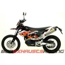 Race-Tech Titanium silencer with carby end cap