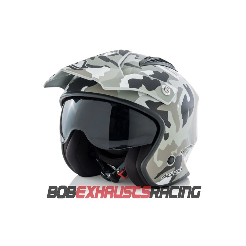 ACERBIS JET ARIA CAMO BROWN HELMET